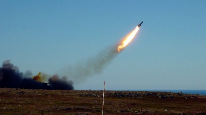 Russian Missile Hits Village After Failed Test Launch