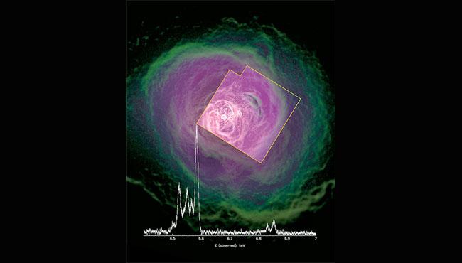 Hitomi satellite found slow gas flows in galaxy cluster