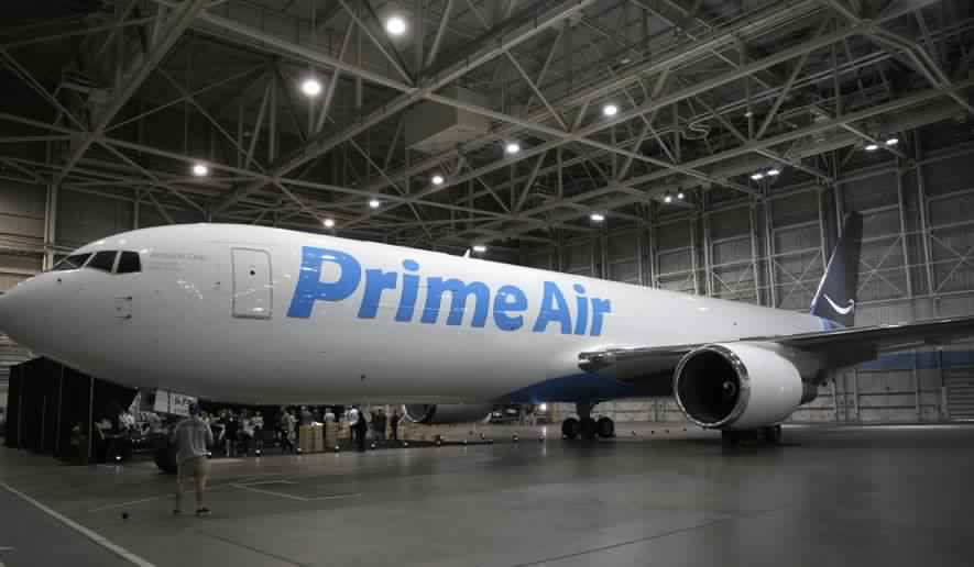 First Amazon Prime Air plane unveiled [Video]