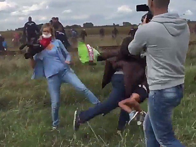 Petra Laszlo: Camerawoman Who 'Kicked Migrants' Charged In Hungary