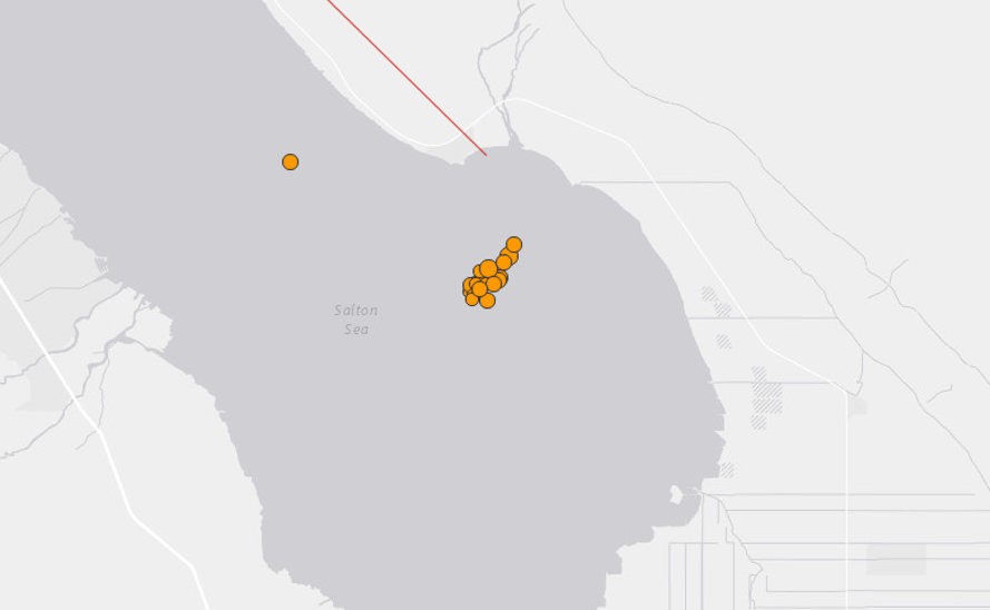 Salton Sea earthquake swarm draws attention [Report]