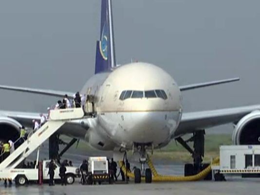 Saudi plane isolated in Manila, Phillipines