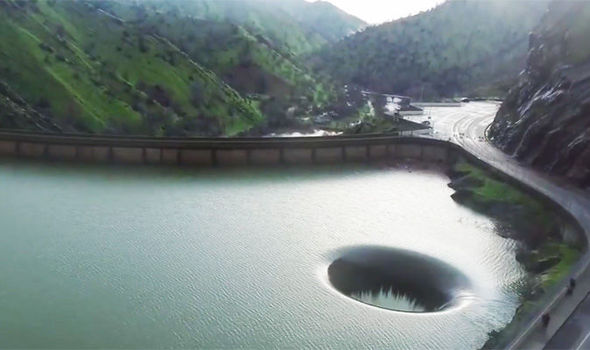 Water continues to drain at Lake Berryessa (Watch)
