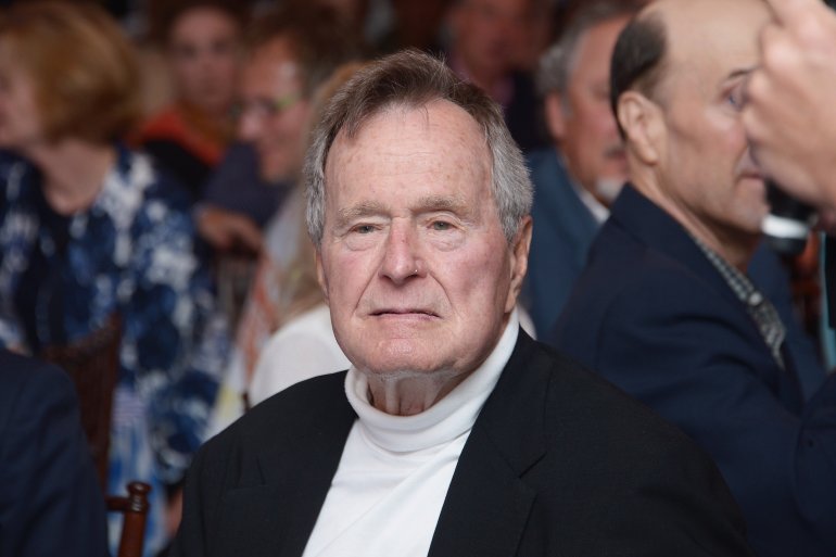 George Bush Sr. Hospitalized After Treatment For Pneumonia, Report