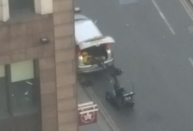 'Controlled explosion' on car near the Gherkin in London