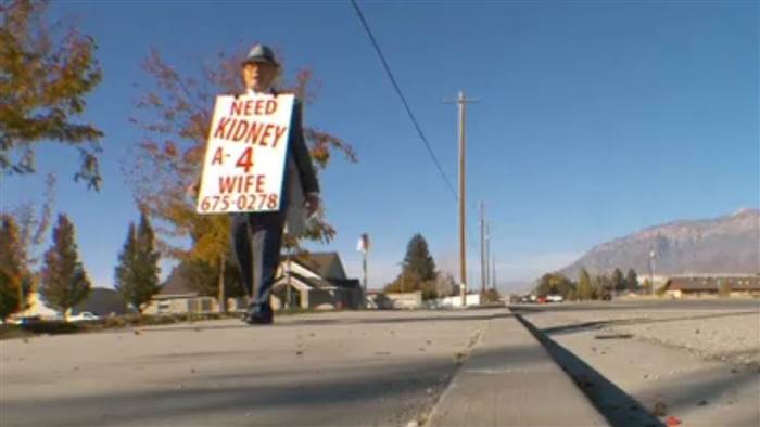 Wayne Winters Who Walked Miles with a 'Need Kidney 4 Wife' Sign Finds a Donor
