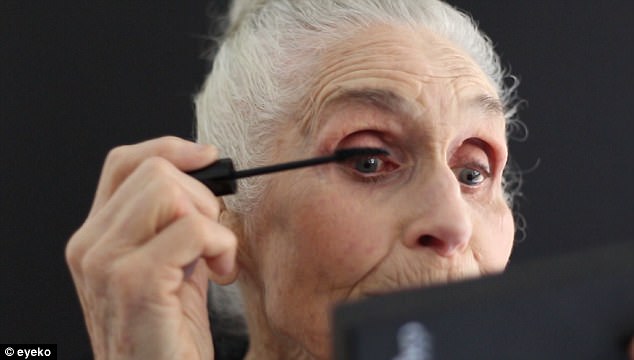 Daphne Self, the world’s oldest model and new face of Eyeko