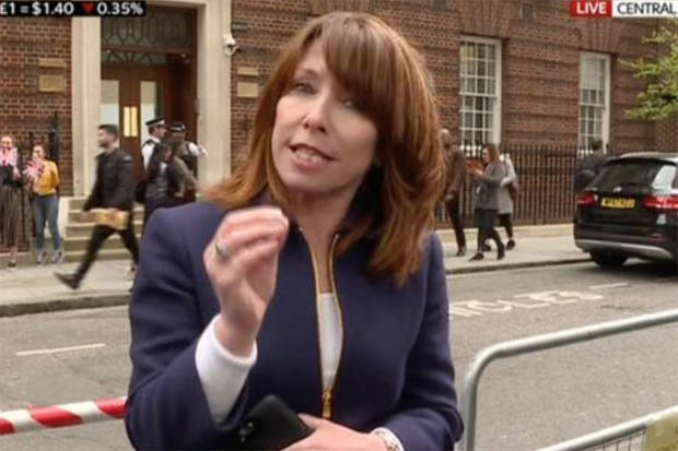 Kay Burley brands Royal baby a 'porker' live on air (Watch)