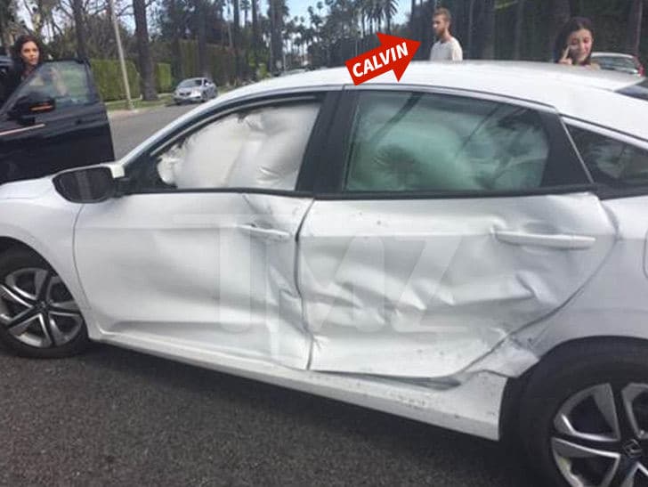 Calvin Harris involved in weekend car crash, Report