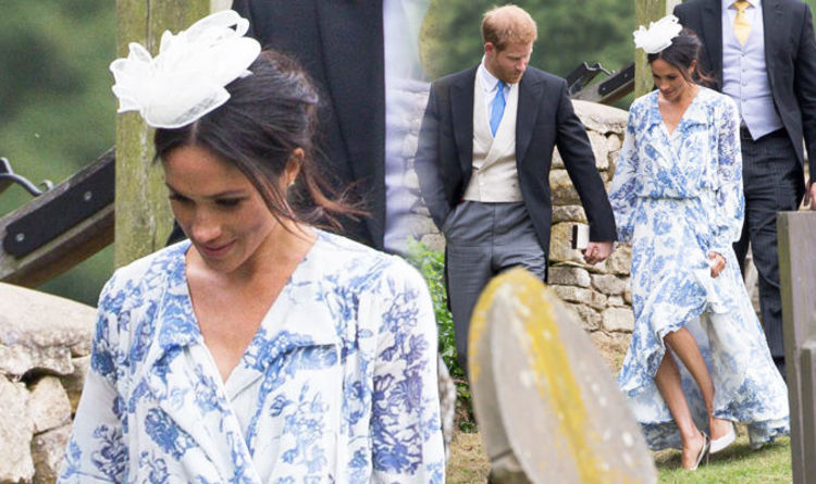 Harry and Meghan stun at royal cousin's wedding (Watch)