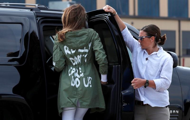 Melania Trump's jacket was no mistake (Photo)