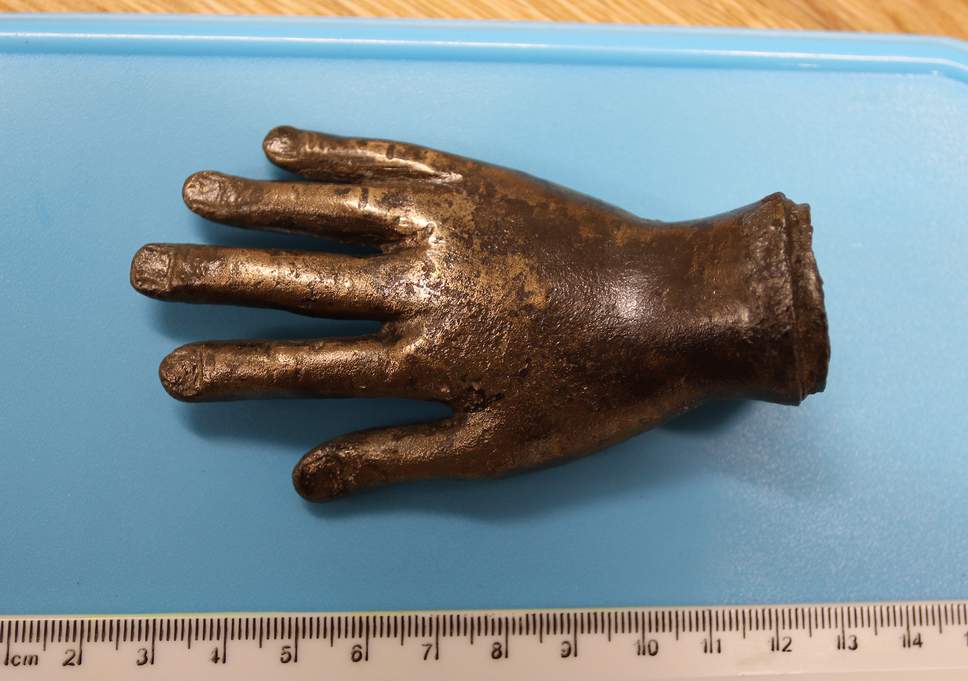 Roman ‘hand of god’ discovered (Picture)