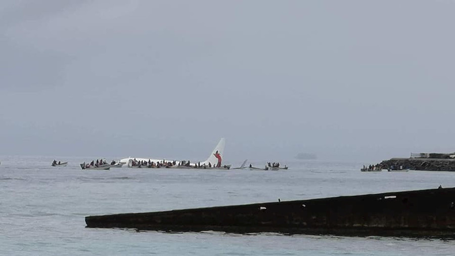 Plane Lands in Ocean during take-off in Micronesia, Report