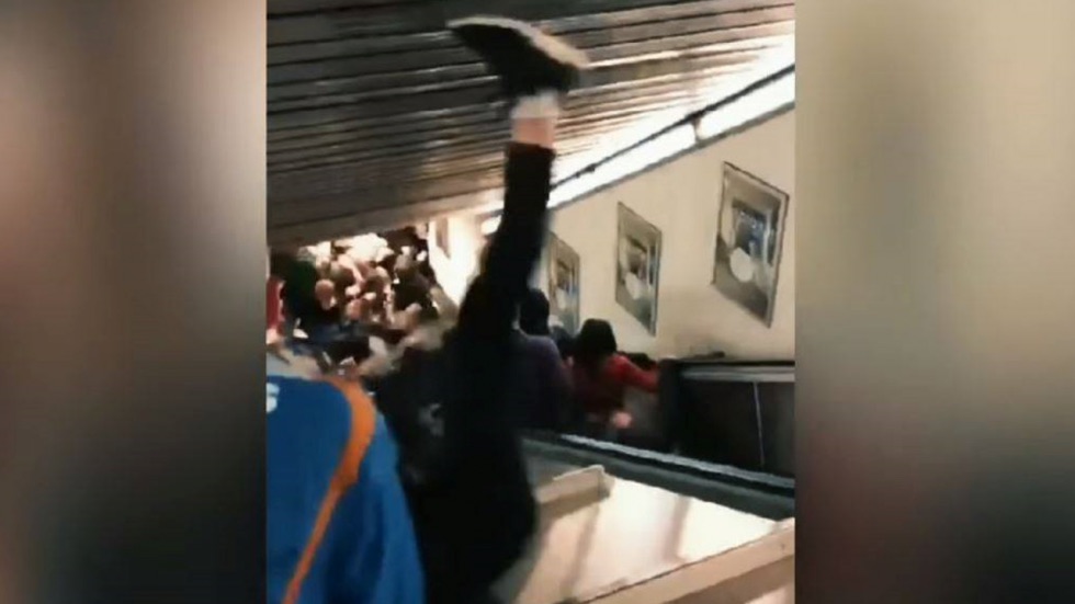 Escalator collapses in Rome metro (Watch)