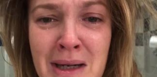 Barrymore crying picture: 'Some days are difficult'