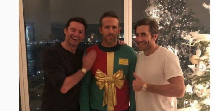 Ryan Reynolds sweater pranked by his Hollywood chums