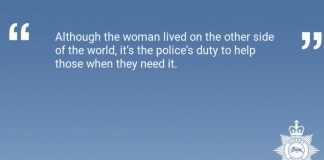 Surrey Police help woman in distress in Canada on Christmas morning Surrey Police help woman in distress in Canada on Christmas morning