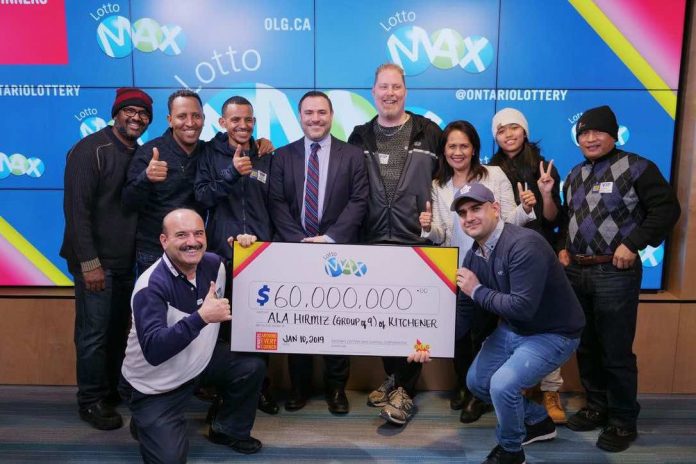 Winners car parts plant win $60 million lotto jackpot