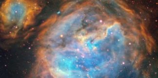 Bubble of brand new stars (Photo)