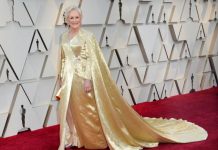 Glenn Close Oscar dress weighing THREE STONE Glenn Close Oscar dress weighing THREE STONE