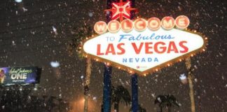 Snow in Vegas! Desert city gets first white stuff in decade, Report Snow in Vegas! Desert city gets first white stuff in decade, Report