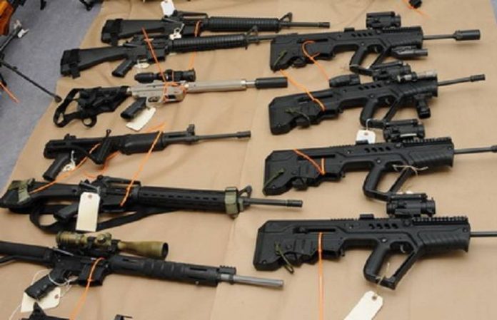 Vancouver Island, weapons seized: more than 100 firearms