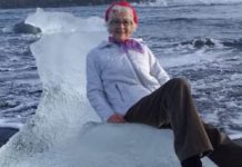 Grandma swept out to sea in Iceland and had to be rescued Grandma swept out to sea in Iceland and had to be rescued
