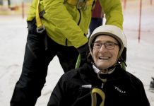 Robert Trulocke, 92, goes skiing for the first time Robert Trulocke, 92, goes skiing for the first time