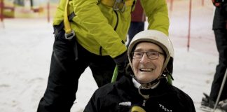 Robert Trulocke, 92, goes skiing for the first time Robert Trulocke, 92, goes skiing for the first time