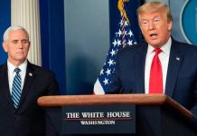 Trump huddles with business leaders on reopening country Trump huddles with business leaders on reopening country