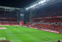 Copenhagen: Students go back to school in Parken stadium Copenhagen: Students go back to school in Parken stadium