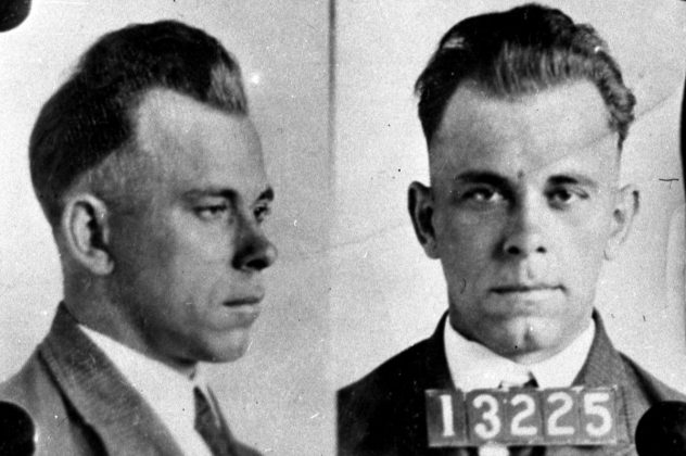 Bank robber John Dillinger was shot to death (From the ...