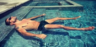 Kelly Ripa Shared Another Photo of Nearly-Nude Mark Consuelos in the Pool (Watch)