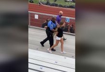 Police tase woman at football game in Logan, Ohio (Video) Police tase woman at football game in Logan, Ohio (Video)