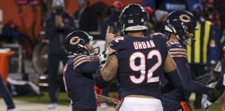 Report: Chicago Bears rally to beat the Buccaneers 20-19 on Cairo Santos' 38-yard field goal with 1:13 left