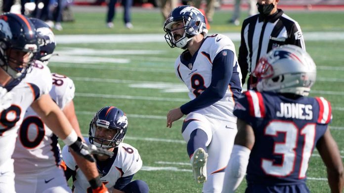 Report: Six — count 'em, six — McManus field goals lifts Broncos past Patriots, 18-12