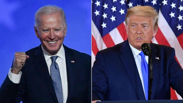 US election live updates results: Exit poll shows Biden gains in key groups, but with results awaiting the vote count