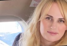 Actress Rebel Wilson looks sensational in plunging black dress following split Actress Rebel Wilson looks sensational in plunging black dress following split