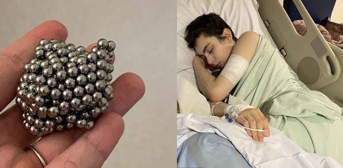 Schoolboy undergoes life-saving operation after swallowing 54 MAGNETS (Photo)