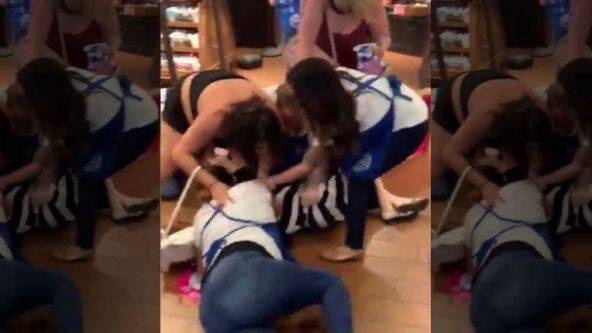 Bath and Body Works Fight: Video shows employees, customers brawl