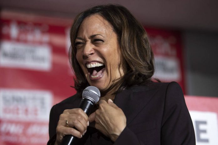 Kamala Harris Laughing at Border Crisis Question Fuels Republican Outrage (Video)