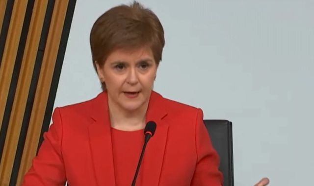 Nicola Sturgeon chokes back tears as she rejects 'absurd' claims she was out to destroy Alex Salmond (Video)