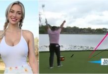 Paige Spiranac stunned as DeChambeau wows field with MONSTER tee shot (Watch) Paige Spiranac stunned as DeChambeau wows field with MONSTER tee shot (Watch)