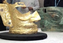 Sanxingdui: Archaeologists discover 3,000-year-old gold mask in Sichuan, China (Study) Sanxingdui: Archaeologists discover 3,000-year-old gold mask in Sichuan, China (Study)
